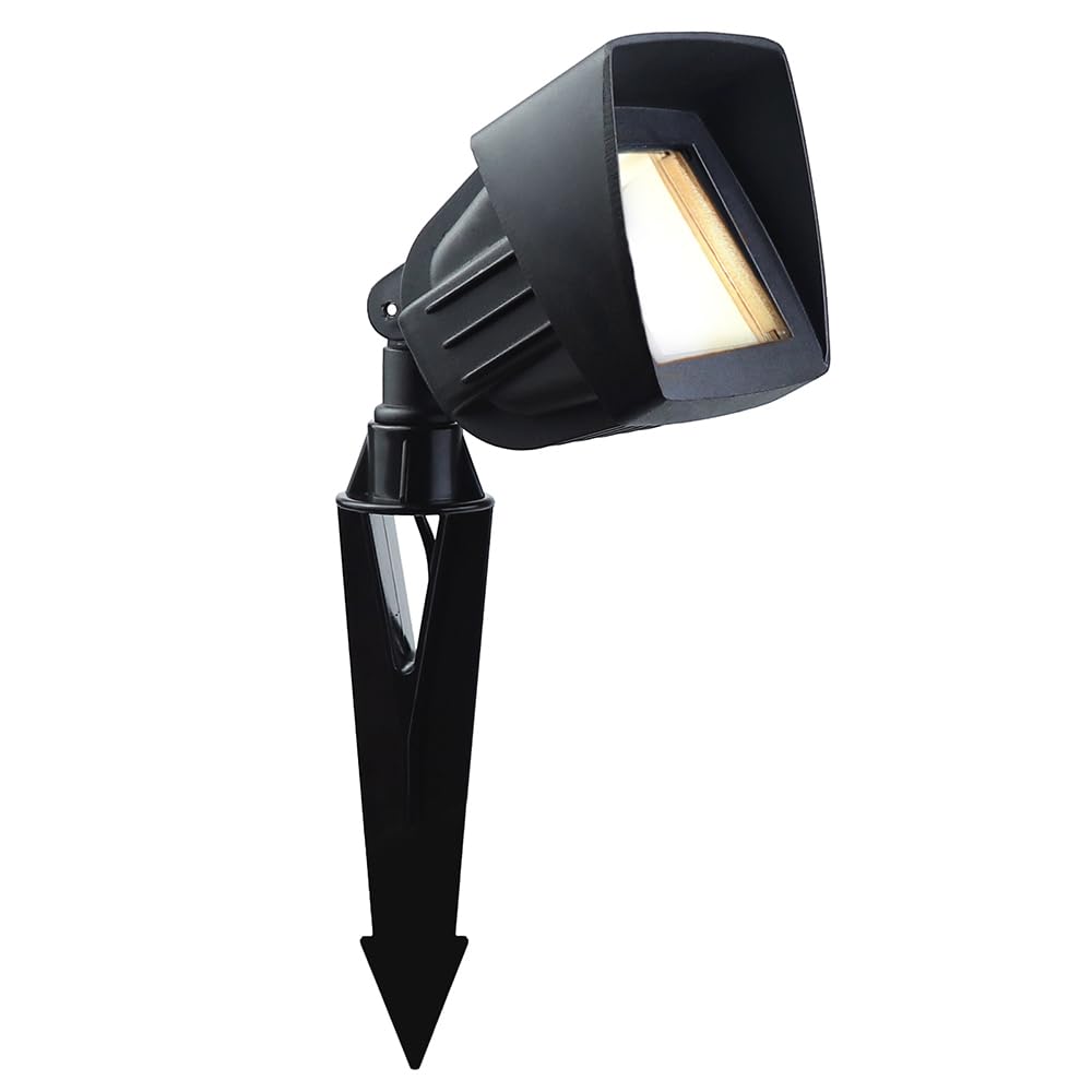 LED Flood Light Outdoor Low Voltage12V, Replaceable 3W MR11 LED Bulb Warm White 2700K-3000K, Weatherproof for Garden Yard Landscape Lighting for Walls, Trees, Plants, Signs, Security Light