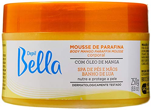 Mousse de parafina Óleo Manga, Depil Bella, 250 G