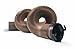 Camco 39691 Durable High Tensile Strength Sewer Steel Wire Core and Attached Bayonet Fittings Hose with 15 mils of HTS Vinyl, Brown, 15'