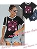 WIEIYM Halloween T Shirt Women T Shirt Funky Graphic Tee Shirt Crew Neck Ladies T Shirts Smile Face Casual Summer Short Sleeve Tops Black #3