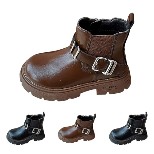IWIHMIV Toddler Ankle Boots Girls Short Boots Boys Snow Boots Winter Ankle Boots Outdoor Waterproof Non Slip Comfortable Boots2