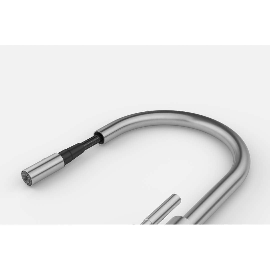 Franke 115.0711.554, Grifo de cocina Mythos Masterpiece pull-out spray, Stainless steel