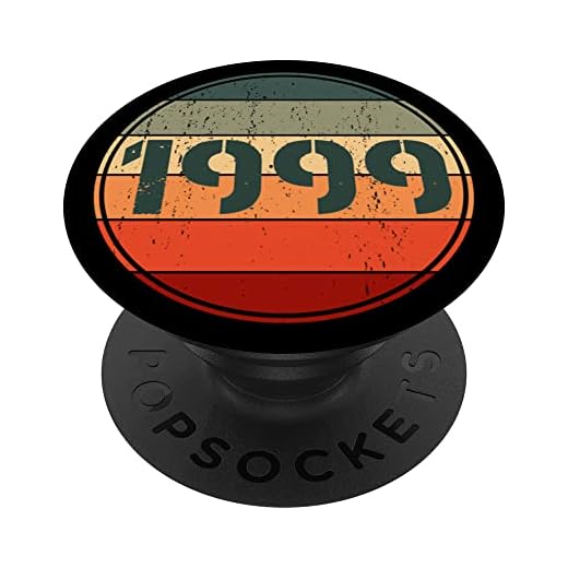 Vintage 1999 cumpleaños Pop Socket divertido 1999 cumpleaños 1999 PopSockets PopGrip Intercambiable