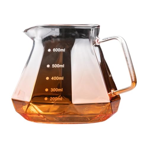 Image of Pour Over Glass Coffeemaker Drip Coffee Maker for Camping Cafes Home