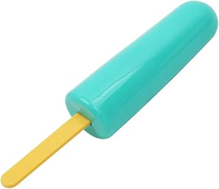 Popsicle-Shaped G-Spot Stimulation, Waterproof, Anal Plug Sex Toy, Skincare Friendly Material, 18cm, Multiple Colors (Turquoise)
