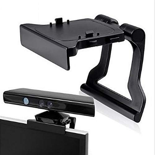 DLRSET Halterung für Fernseher, Einstellbare TV-Monitor Clip Montageklemme Faltbare Braket, for Microsoft Xbox 360 Xbox 360 Kinect Sensor-Kamera-Stativ-Halter