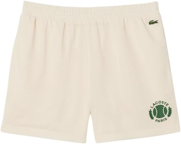 Lacoste Mens Relaxed Fit Tennis Graphic Shorts