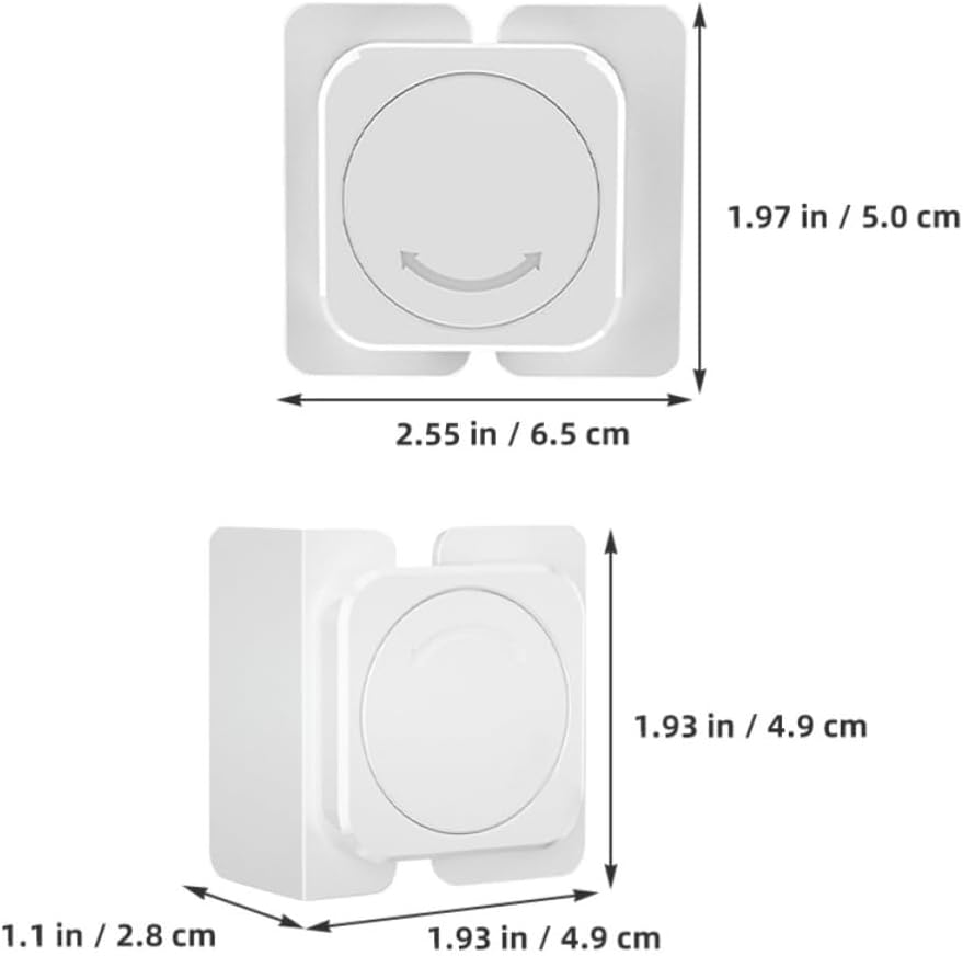 6pcs Cabinet Locks for Drawers and Fridge with Strong Adhesive, Easy Installation Plastic Safety Latches in Kitchens and Bathrooms