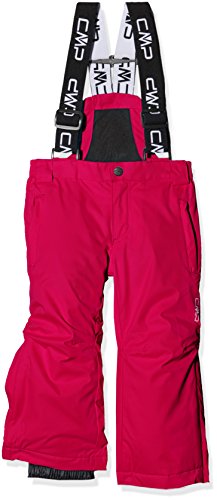CMP Salopette da sci 3W15994 Pantaloni, Unisex bambini, Magenta, 110