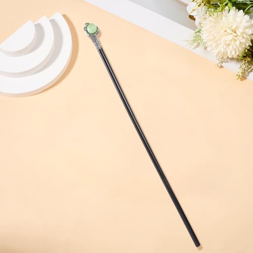 Image of GORGECRAFT Antique Cane Vintage Walking Stick Halloween Party Decorative Cosplay Costume Cane Handle Knob Costume Accessories