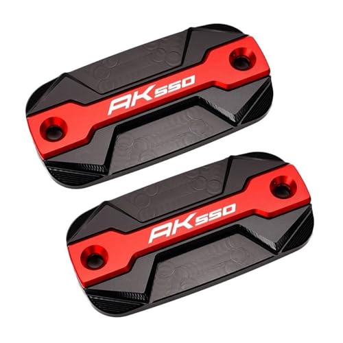 Couvercle de réservoir de frein AK550 en aluminium CNC rouge haut de gamme