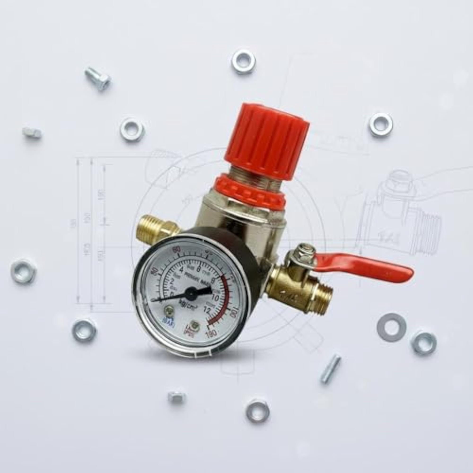 Air Compressor Pressure Regulator, Easy Installation