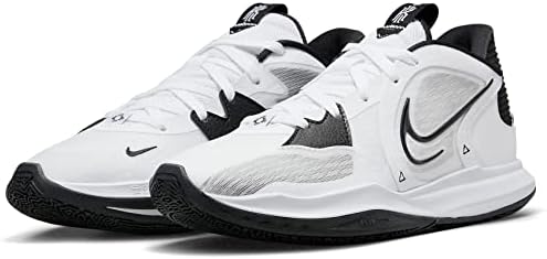 Nike Kyrie 5 Low Men's Basketball White/Black-White DO9617-100 13 | Image 3
