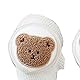 Baby-Knieschoner, Baby-Krabbelhilfe, Hochwertige Baumwolle, Dünn, Atmungsaktiv, Verstellbare Rutschfestigkeit Babyknie Zum Krabbeln (Flauschiger Bär)