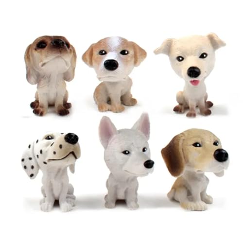 Image of Small Kids Sea & Wild Animal Toys Sets for Fun, Educational, Spark Imagination and Learning (Multi Choice Sets) (Baby Dog) 6pcs