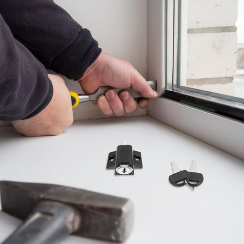 Cerradura de seguridad para ventanas correderas con bloqueo infantil 5