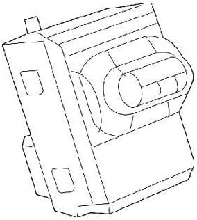 Mopar Door Lock Switch, Push Button, Black