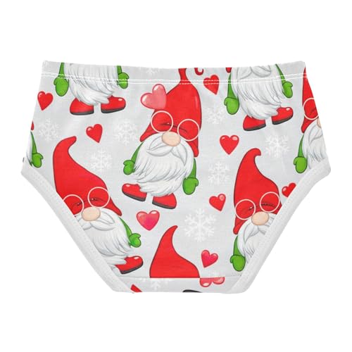 Cotton Girls Underwear Toddlers Cute Cartoon Gnome Red Hat Panties for Girl Colorful Briefs Girls Undies 2t2