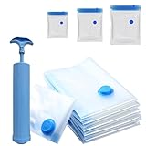 Aufbewahrungsbeutel, vakuumversiegelt, wiederverwendbar, tragbar, platzsparend, Reise-Vakuumbeutel-Set, für Zuhause, Kleidung, Decke, Aufbewahrung, Verpackung, Umzug, Reisen, Kreuzfahrt, Koffer