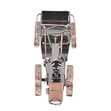 Accessoire photo : tracteur miniature – ce tracteur miniature au style rétro est un objet décoratif idéal pour votre maison ou votre bureau (style vintage)