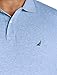 Nautica Men's Big-Tall Classic Fit Short Sleeve Solid Soft Cotton Polo Shirt Shirt, Deep Anchor Heather, 1X Big