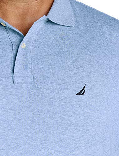 Image of Nautica Men's Classic Fit Short Sleeve Dual Tipped Collar Polo Shirt
