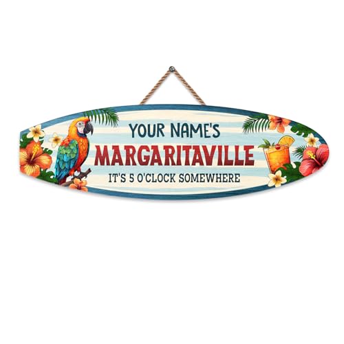 WODORO Custom Tiki Bar Pool Bar Wooden Sign Door Wall