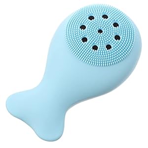 EXCEART Douche Borstel Cartoon Dier Ontwerp Tweekoppige Handmatige Reiniging Exfoliërende Handvat Bad Borstel Voor Baby…