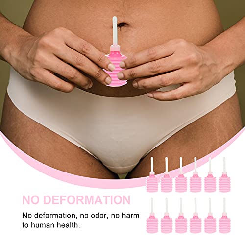 ARTIBETTER 12Pcs Garrafas Aplicador Descartável Vaginal Anal Ducha Vaginal Limpa para a Saúde Pessoa
