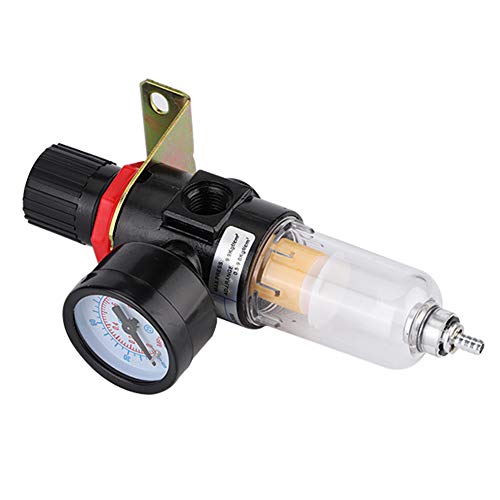 HWGING 1/4 Luftkompressor Filterregler Wasserdruck Feuchtigkeitsfalle Kompressor Feuchtigkeitsfalle Separator Reinigungswerkzeug