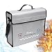 Aitere 2500℉ Fireproof Bag (15"x12"x5"), 2019 New-Version Fireproof Document Bags - Fireproof Safe Non Itchy, Strong Three Layer Heat Protection for Cash, Valuables, Passport & Jewelry