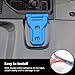 RT-TCZ Hood Hinge Cover Exterior Decoration Kits Accessories for Jeep Wrangler JL JLU and Gladiator JT 2018-2023,Light blue
