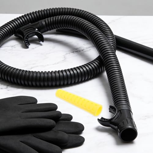 Protector de manguera buceo ORFOFE amarillo ajustable para equipo de snorkel 7
