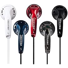 KB EAR Stellar 유선 이어버드 이어버드 유선 이어폰 소음 차단 인이어 모니터,태블릿과 호환 가능,Android Phone,MP3 Player White no mic 1pair