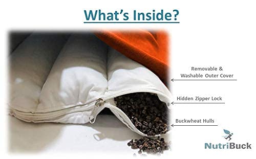 Image of Meditation | Yoga | Cushion | (Zabuton Mat) | Filled with Buckwheat Hulls |