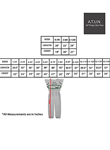 A.T.U.N. All Things Uber Nice Combinaison en coton, Bleu-jaune, 2-3 Y – vue 4