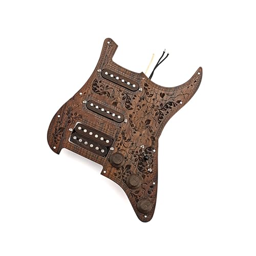 Pickguard SSH bois de rose plaque de protection pour guitare électrique trois micros