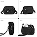 MAXTOP Small Crossbody Bags for Women Men Cellphone Belt Bag Purse Fanny Pack with Adjustable Strap Black Sling Bag for Traveling Casual Festival Gifts
