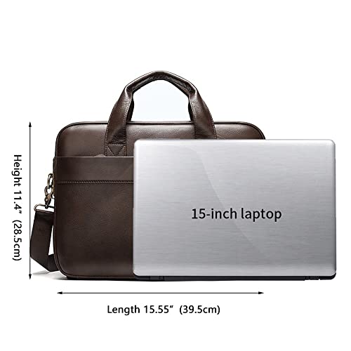 Messenger Bag, Business Men's Briefcase Totes Leather Men Laptop Handbags Messenger Bags for Male Handbag Office Bags3
