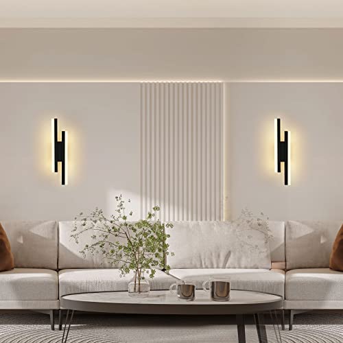 Toolight LED Wall Light Indoor, 16W 1800LM Creative Acrylic Wall Lamp LED, 40CM Long Sconce Lights Warm White 3000K - Image 2