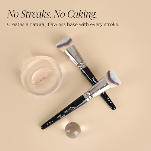 Piccasso FB21 V-Cut Foundation Brush for Liquid Makeup, Cream Foundation by Piccasso - Image 3