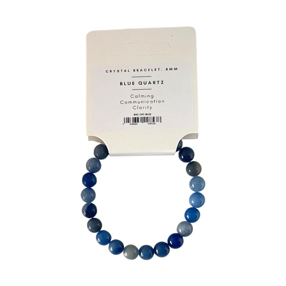 VIE Crystal Bracelet, 8mm, Blue Quartz