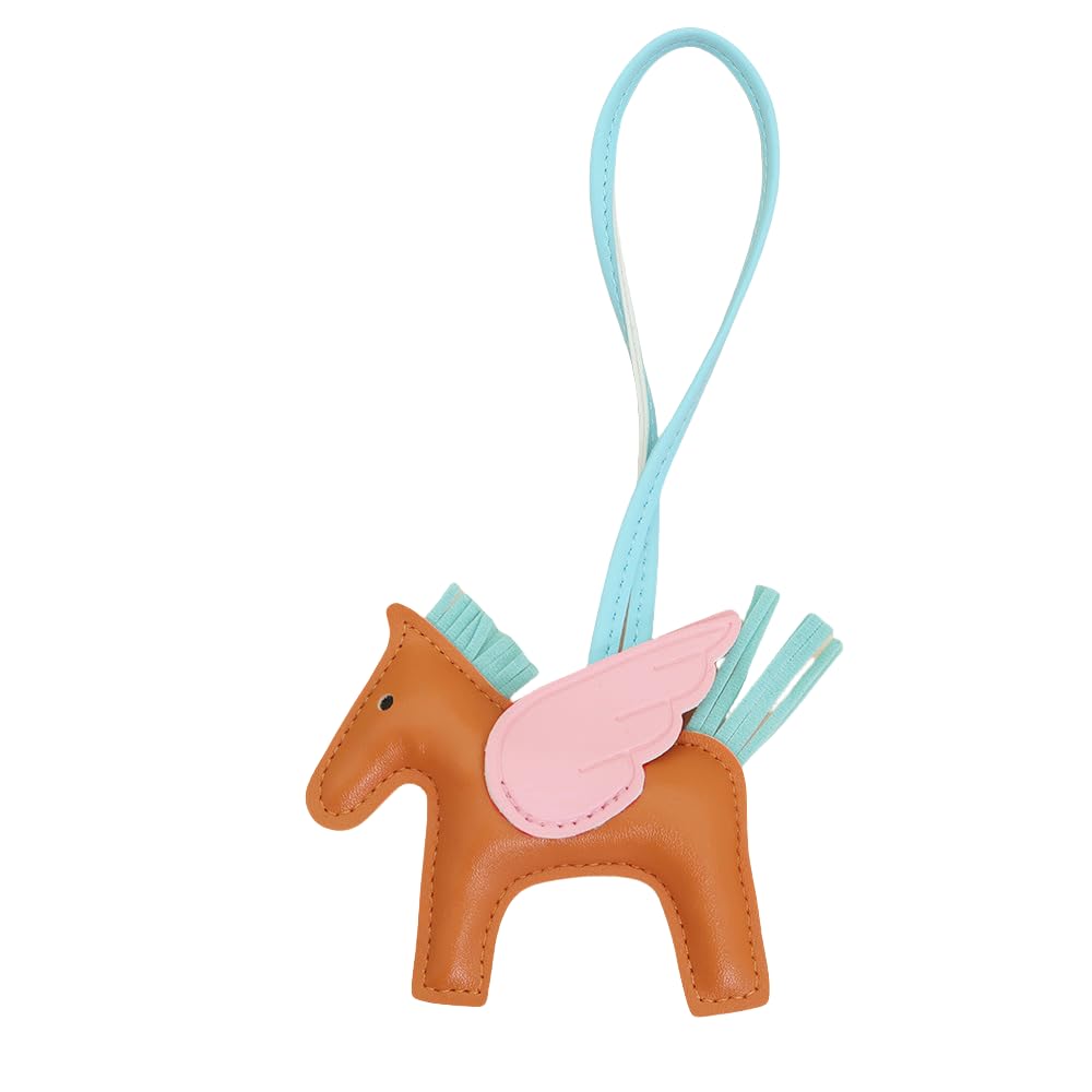 Angel Pegasus bag hanging ornaments, cute Internet red pony pendant car keychain bag hanging ornaments ladies charm