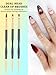YOOVR 33PCS Nail Art Brushes Set, Nail Art Tools, Nail Design Tools with Gel Nail Brush, French Tip Tool Liner Brushes, Dotting Tools, Builder Gel Brush, Nail Tech Beginners Must Haves Stuff Supplies
