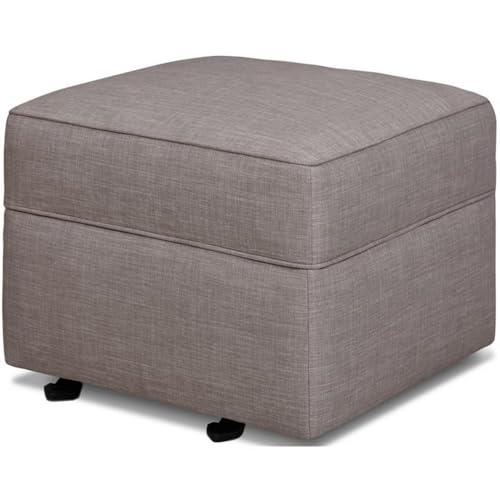 NAMESAKE Willa/Alden Gliding Ottoman in Grey Tweed, Greenguard Gold Certified