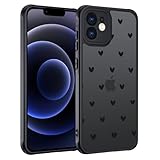 【Design stylé】Ce coque mate pour iPhone 12 allie des motifs coeur à la fois mignons, qui permettent à votre téléphone de se démarquer, tout en garantissant la longévité du motif grâce à sa technologie d'impression avancée.