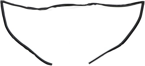 Qiilu - Sello de moldeo superior para parabrisas trasero, sellos de moldeo de goma para parabrisas trasero 51317027916 para 525i 528i 530i 535i M5