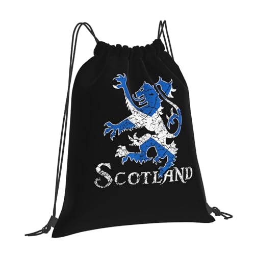 Lion Rampant Scotland Scottish Versatile Drawstring Gym Bag Perfect Workouts Daily Essentials2