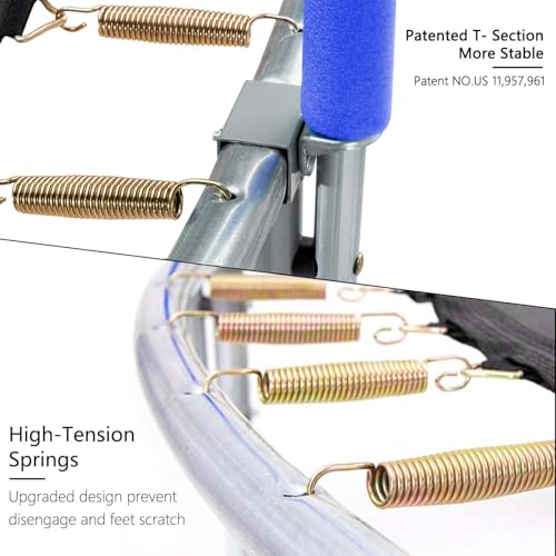 image for AOTOB 8 FT Trampoline Safety Enclosure Net Combo Bounce Jump for Kids 