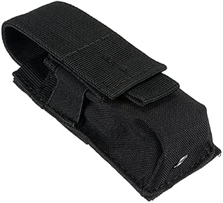 Black Flashlight Holsters Nylon Flashlight Cover Cases Torch Holster Holder Cover Cases for Outdoor Camping Hiking